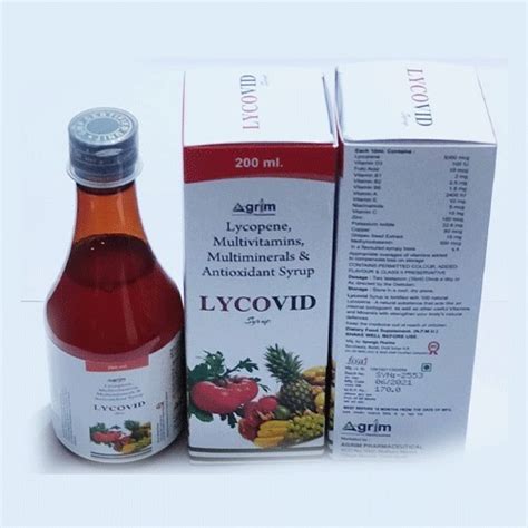 Lycovid Lycopene, Multivitamins, Multiminerals And Antioxidant Syrup ...