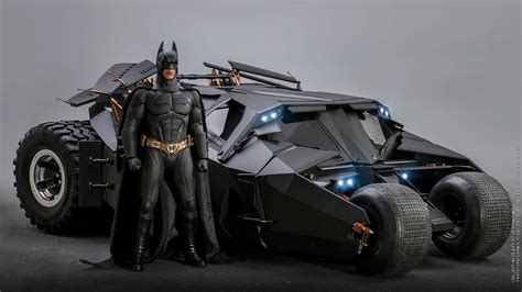 Hot Toys Re Release Batman Begins Th Scale Batmobile And Batman Figure