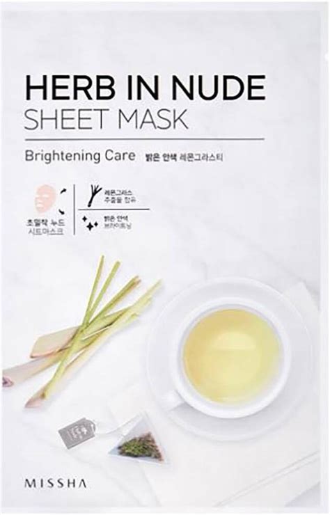 Missha Herb In Nude Sheet Mask Brightening Care 23 G Buy Best Price