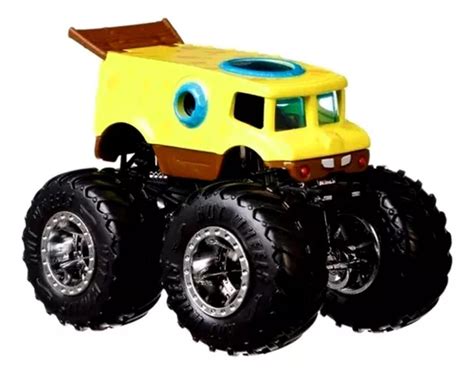 Carrinho Hot Wheels Monster Trucks Bob Esponja Hwc Mattel Frete Gr Tis