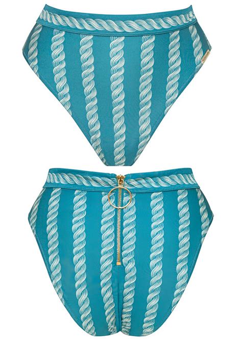 Watercult Soft Retro High Waist Bikini UK Swimwear