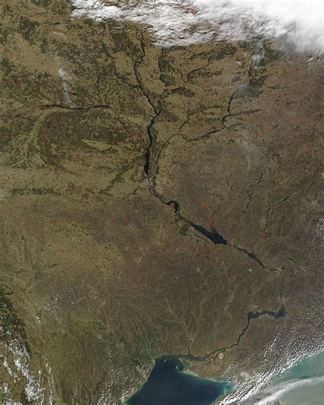 The Dnepr River And Its Tributaries Ukraine