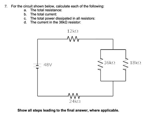 In The Circuit Diagram Shown Below Find Total Resistance Circuit Diagram