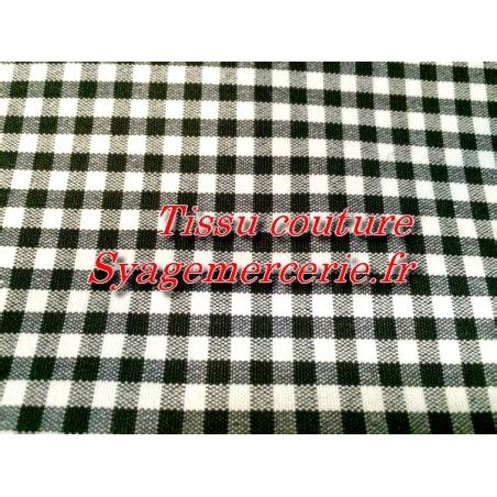 Tissu Petit Carreau Noir Et Blanc Lycra A Coudre Pour Lingerie Et C