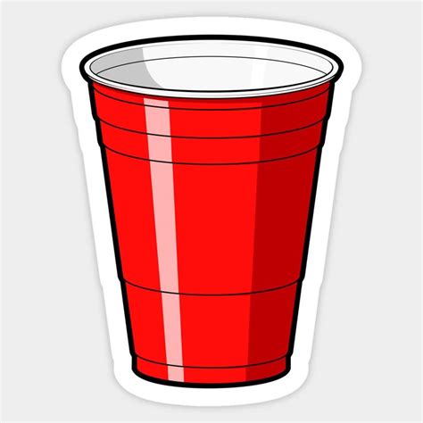 Red Solo Cup Sticker Red Cup Design