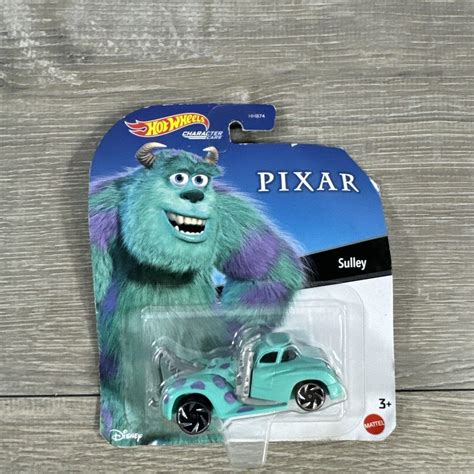 Hot Wheels Disney Pixar Sulley Character Car Version Monsters Inc Sealed Etsy