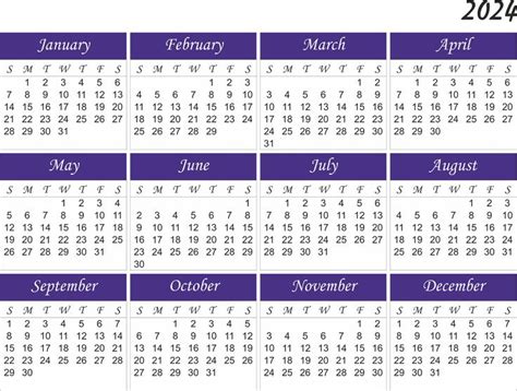 2024 Calendar Printable Free Decorative Items Janene Michell