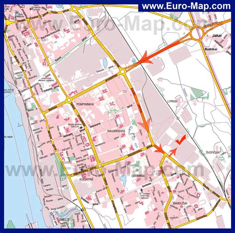 Klaipeda Lithuania Map