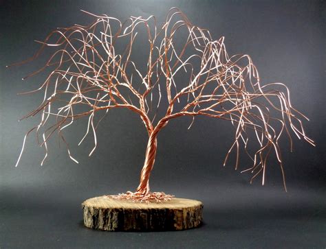 Copper Wire Tree, Copper Wire Artwork, Wire Tree Sculpture, Wire Tree ...