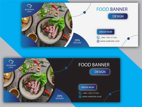 Food Web Banner Design by Maharajul Ahsun on Dribbble