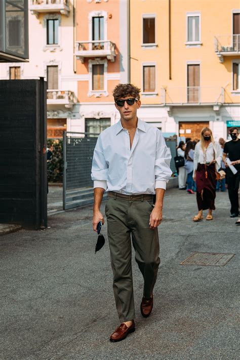 The Best Street Style At Milan Fashion Week Spring 2022 Mens Fashion