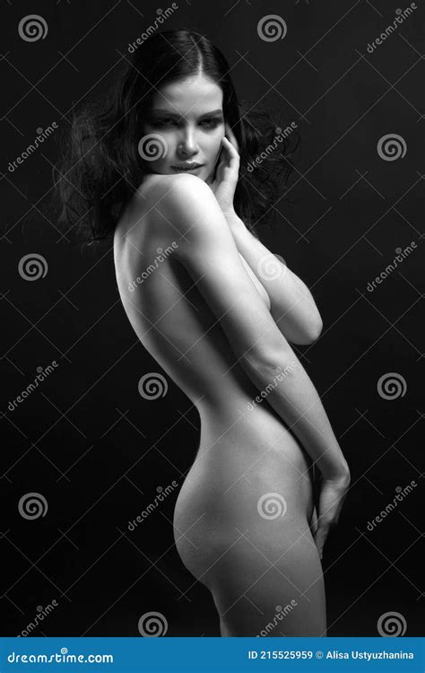 Black And White Female Nude Body Stock Image Image Of Adult Sexuality 215525959