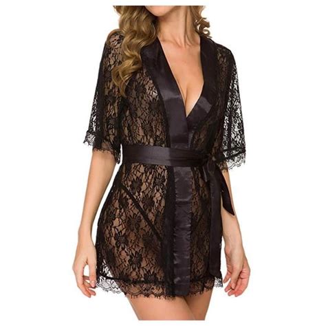 Femmes Sexy Lingerie Babydoll Vêtements de Nuit Sous Vêtements Dentelle
