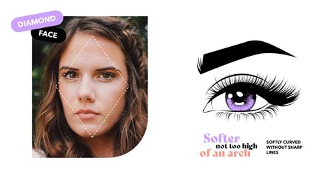 Find the Best Eyebrow Shape for Diamond Face - Lilac St.
