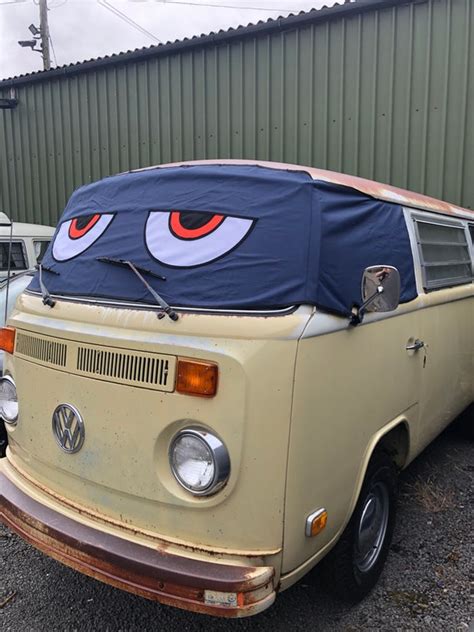 VW Bay Window 1968-1979 Cab Screen Dopey Eyes Blackout Cover - Etsy