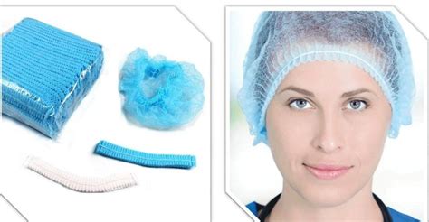 Blue Disposable Bouffant Cap Size Inch At Rs Piece In Ahmedabad