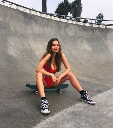 Picture Tagged With Brunette Sophie Mudd American Legs Skateboard