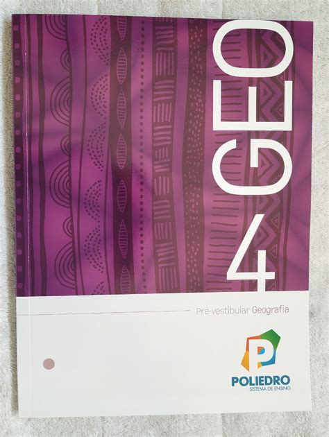 Material Vestibular Livro Poliedro Geografia Livro Poliedro Nunca