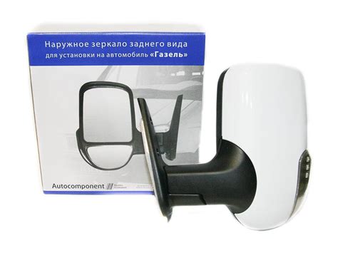 Зеркало Газель-Бизнес с повторителем, с ручным приводом левое, цвет ...