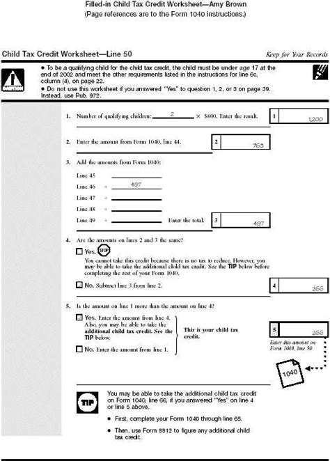 Form 8863 Credit Limit Worksheet - Printable Word Searches