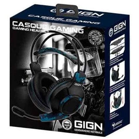 Subsonic GIGN Gaming Headset Black PS4 Accessories Zatu Games