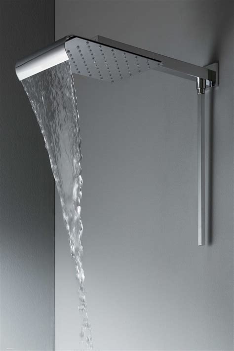 Wall Mounted Shower Head Rectangular Rain Waterfall Viceversa