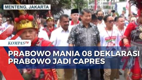 Deklarasi Dukung Prabowo Jadi Capres Prabowo Mania Ganjar