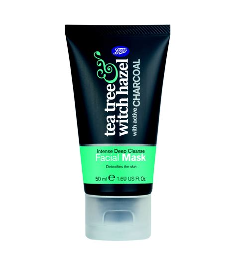 Boots Tea Tree And Witch Hazel Charcoal Facial Mask Medoget