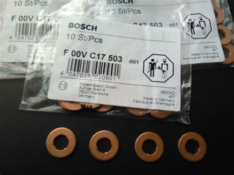 BOSCH diesel fuel injection nozzle holder gasket washer/injector shim ...