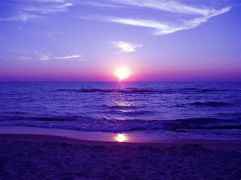 Purple Beach Sky Haze Hd Wallpaper Peakpx