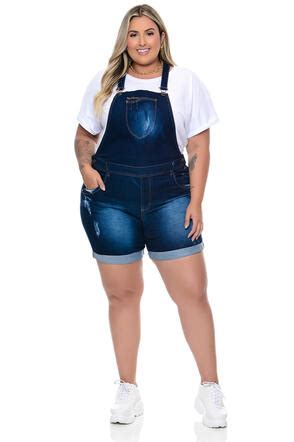 Macac O Feminino Plus Size Vk Moda Plus Size