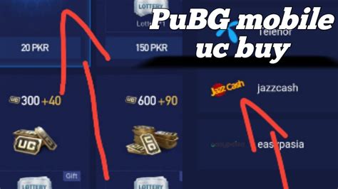 How To Buy Uc Pubg Mobile Uc Jazz Cash Easy Paisa Midas Buy Pubg