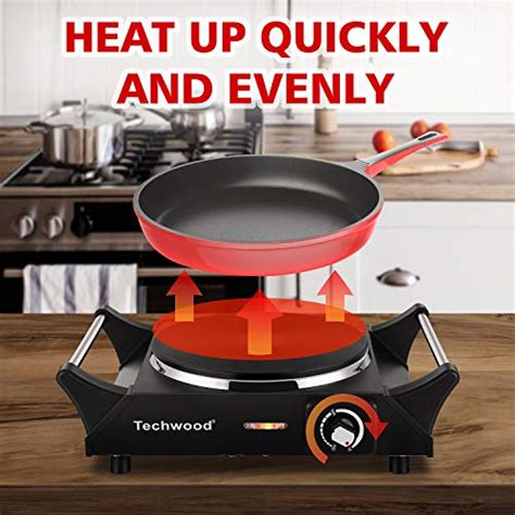 Techwood Hot Plate Electric Single Burner Portable Burner A Must