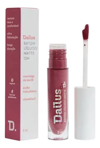 Labial Dailus Batom Liquido Nude Cada Um Tem O Seu Color Rose Matte