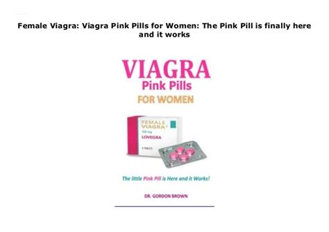 Female Viagra Viagra Pink Pills For Women The Pink Pill Is Finally