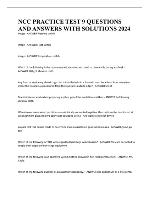 9 Questions And Answers