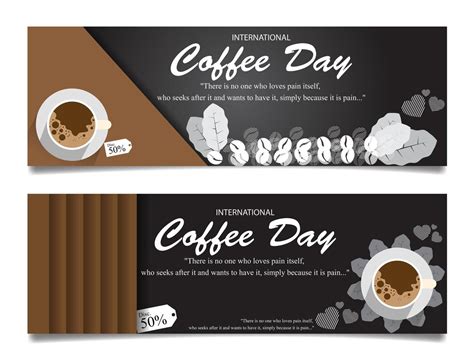 Coffee Banner Vector Art, Icons, and Graphics for Free Download