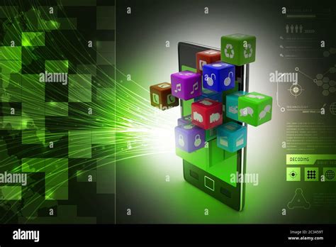 Application Icon Concept Stock Photo Alamy
