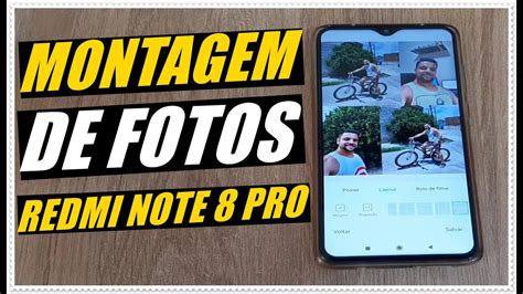 Como Fazer Montagem De Fotos No Celular Xiaomi Redmi Note Pro Youtube