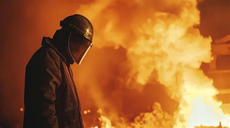 Retrato de un trabajador de una fábrica de acero Verter metal fundido