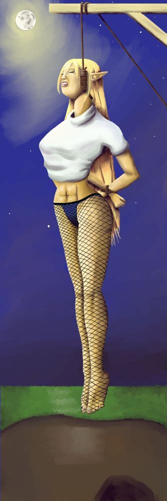 Velina Hanged By DarthWoo Hentai Foundry