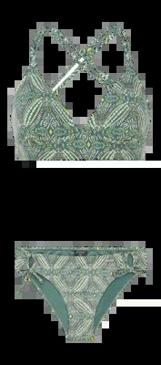 Bikini Protest Women Prtgoofy Triangle Veggie Green Etrias Nl