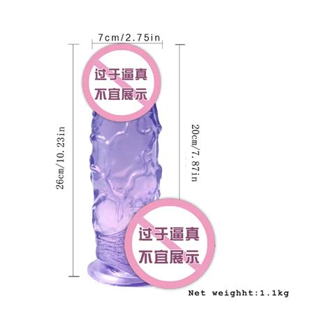 Big Cm Long Giant Thick Artificial Penis Crystal Simulation Dildo Adult Erotic Products
