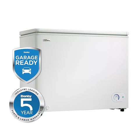 Danby 72 Cu Ft Chest Freezer With External Thermostat In White The Home Depot Canada