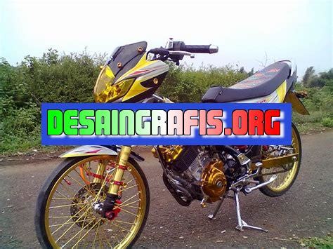 Modifikasi Satria Fu Hitam Emas Desain Grafis Indonesia