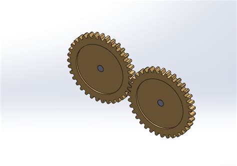 Tutorial How To Model A Simple Gear Mechanism In Solid Works And Show