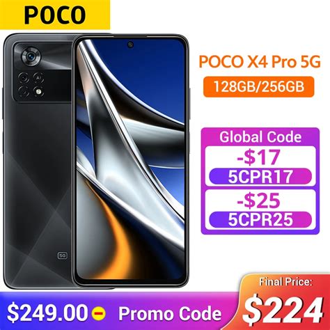 Global Version POCO X4 Pro 5G Smartphone Snapdragon 695 128GB/256GB ...