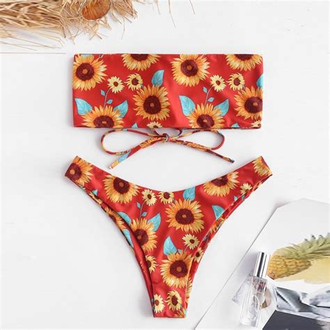 Vrouwen Zomer Sexy Print Bikini Badmode Vrouwelijk Grandado