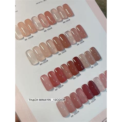 Set thạch màu tông hồng nude Shopee Việt Nam