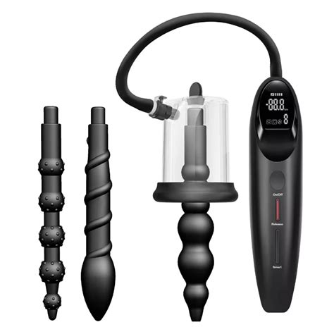Bomba de tapón Anal inteligente masaje de succión al vacío